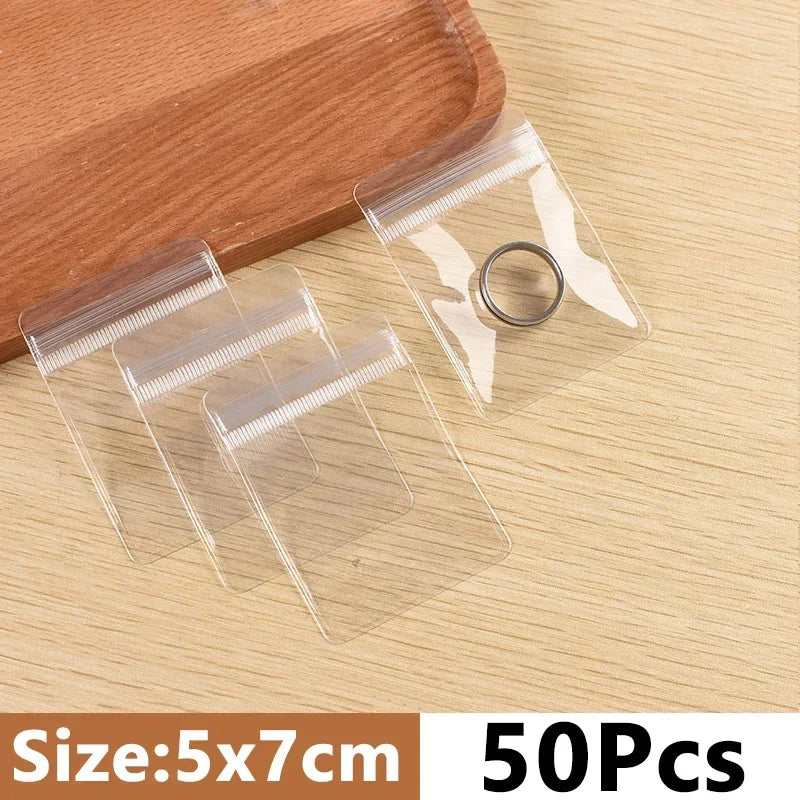 INS Anti-oxidation Jewelry Storage Albums Desktop Drawer Organizer Transparent Necklace Bracelet Ring Book Holder Jewelry Bag