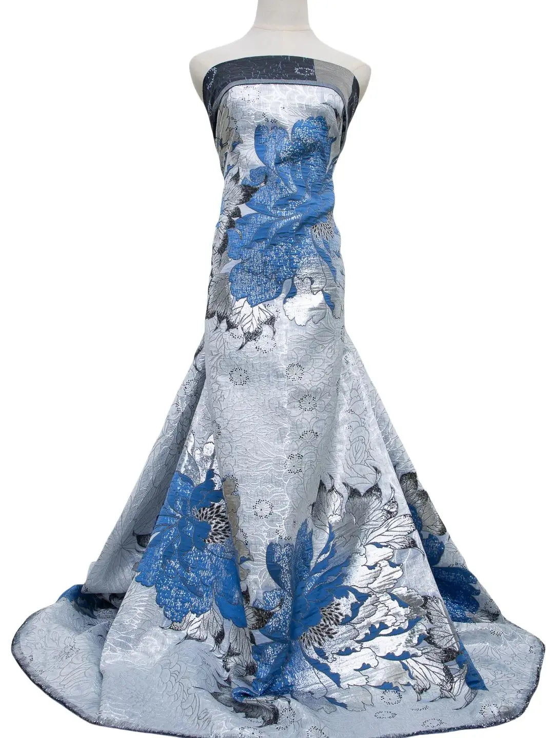 SJD LACA African Brocade Lace Fabrics 2025 High Quality Tulle Damask Nigerian Jacquard French Lace For Sewing Women Dresses 2485