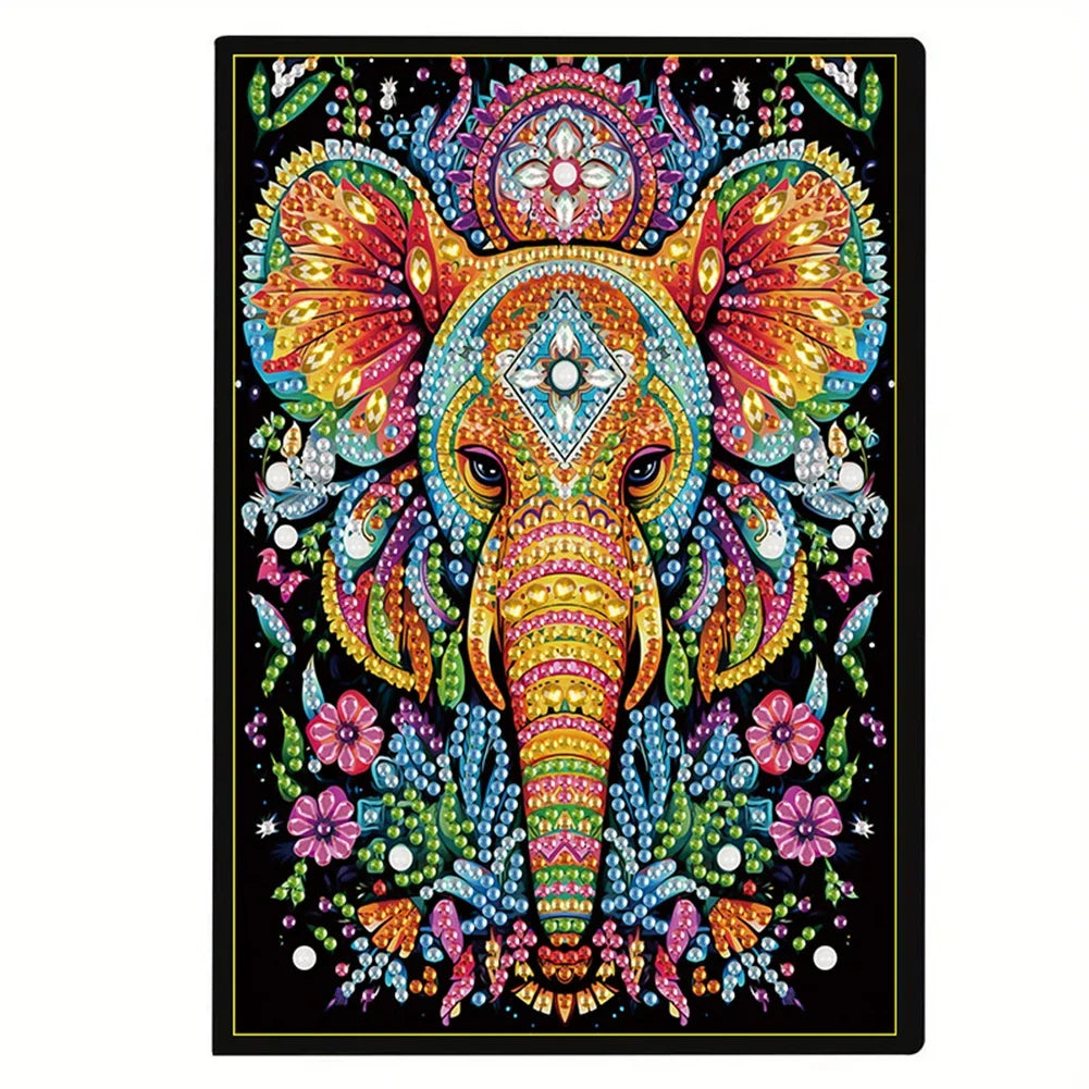 DIY Special Shaped Journal Sketchbook DIY Diamond Art Diary Book Journal Notebook for Adults Kids Home Office Art Drawing