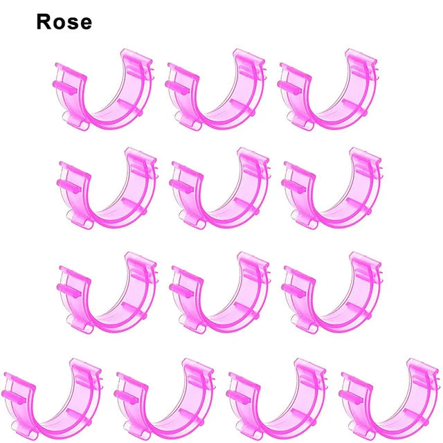 10-50pcs Sewing Bobbin Clips Plastic Bobbin Holder Clamps Sewing Tool Accessory Prevent Thread Tails from Unwinding Spool Savers
