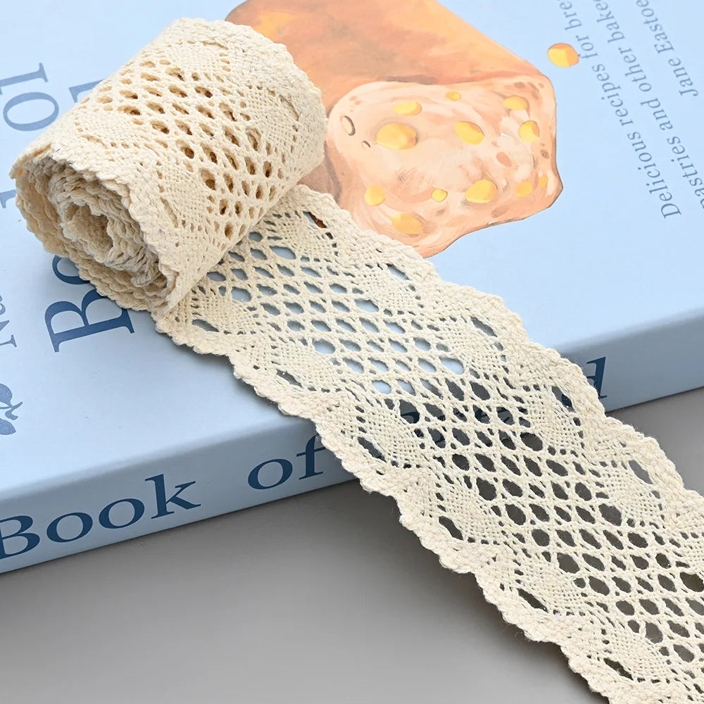 1Pc 3Yards / Package Lace Ribbon Lace Lace Decoration Sewing Crafts Bridal Wedding Decoration Clothing Accessories Supplies