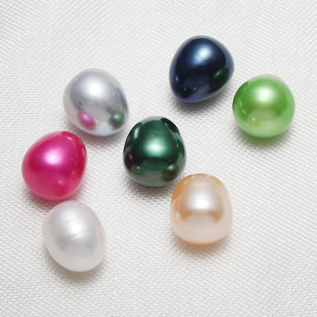 50PCs/Lot Oyster Wish Pearl Kit Freshwater Pearl Rice mixed colors 7-8mm Freshwater Pearl Beads Jewelry DIY Accessories Gift