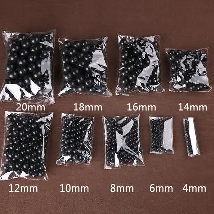 8-500pcs/bag Wood Beads 4/6/8/10/12/14/16/18/20mm Round Loose Spacer Wooden Beads For Bracelets Jewelry Making DIY Crafts supply