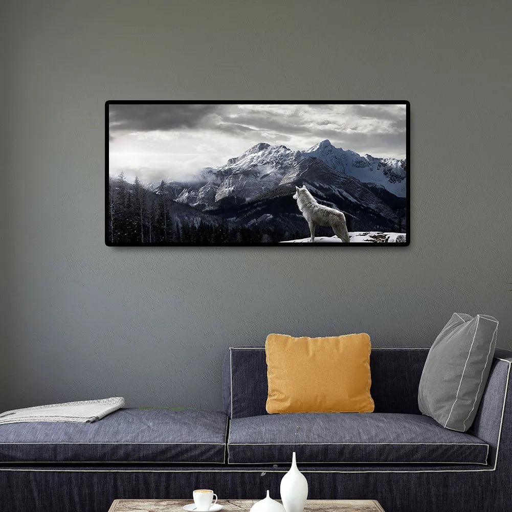 5D Full Drill Diamond Painting Mountain Landscape DIY Rhinestone Picture Crafts