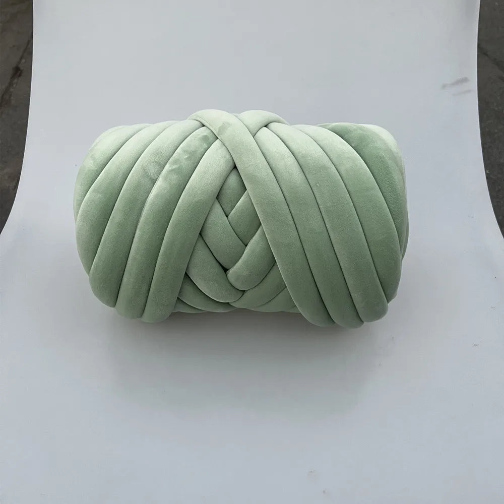 1KG 1000G Super Velvet Chunky Yarn Thick Bulky Giant Thread White Bag for Hand Knitting DIY Arm Soft Big Blanket Carpet 자이언트얀