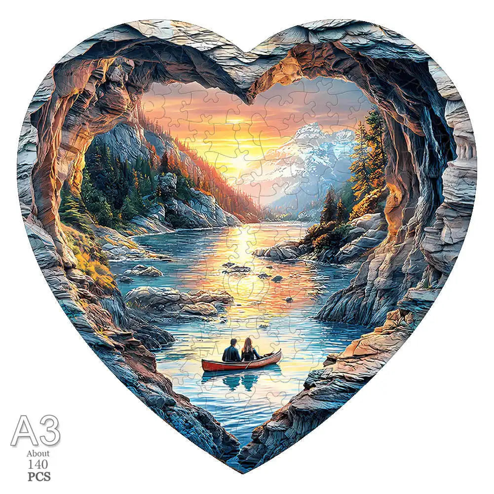 Animal Puzzle Wood Tiger Sailboat Cat Wooden Puzzles Medium Difficulty Jigsaws for Kids Adult Holiday Gifts Home Deco