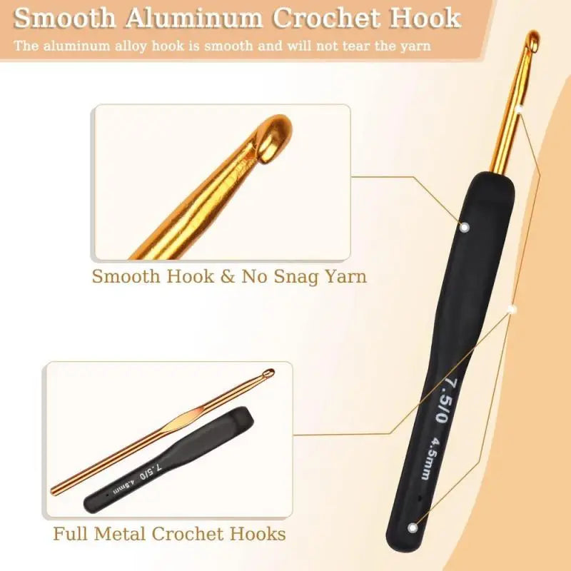 Anti puncture blunt head design! 9-pin large eye tube needle set, hand sewn/leather/cross stitch, 3 sizes of steel needles