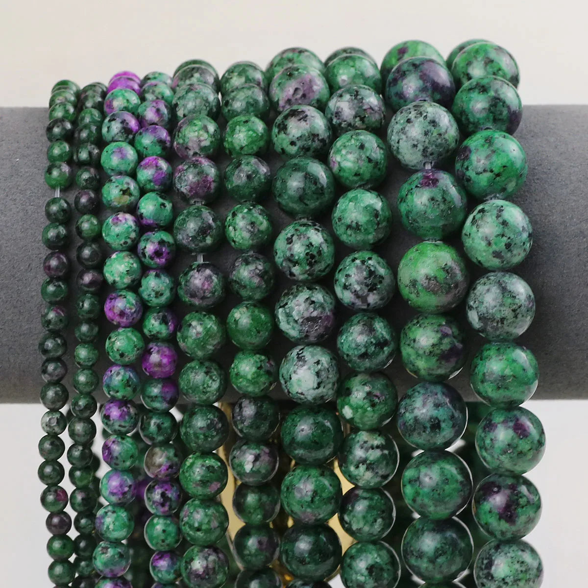 Natural Stone Beads 4 6 8 10 12mm Tiger Eye Amazonite Turquoises Agates Lava Round Spacer Beads For Jewelry Making DIY Bracelets