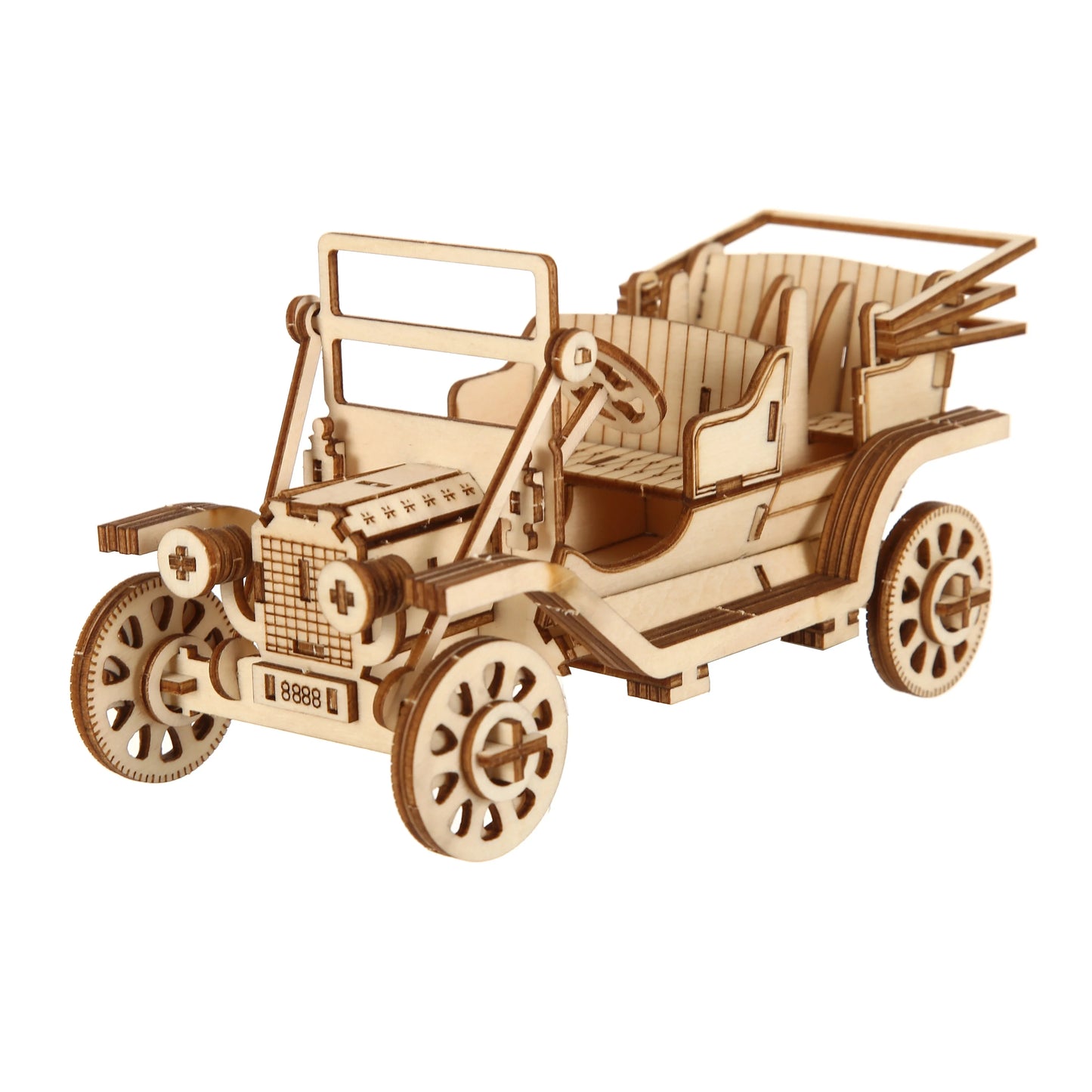 classic car Model DIY 3D Wooden Puzzle Building Block Kits Assembly Toy Birthday Gift For Kids Adult Home Decor