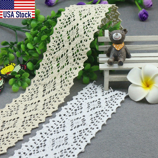 1Pc 3Yards / Package Lace Ribbon Lace Lace Decoration Sewing Crafts Bridal Wedding Decoration Clothing Accessories Supplies