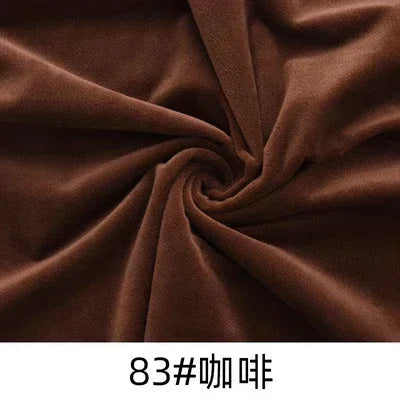 50x50cm/150x50cm 1mm Cotton Doll Skin Fabric 1mm Crystal Super Soft Plush Flesh Pad Short Hairy Dense Pillow Handmade DIY Fabric