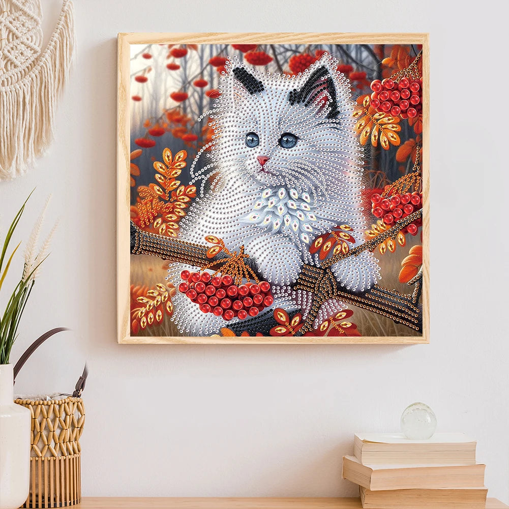 Animal 5D DIY Special Shape Crystal Partial Diamond Painting Kit Home Wall Decor