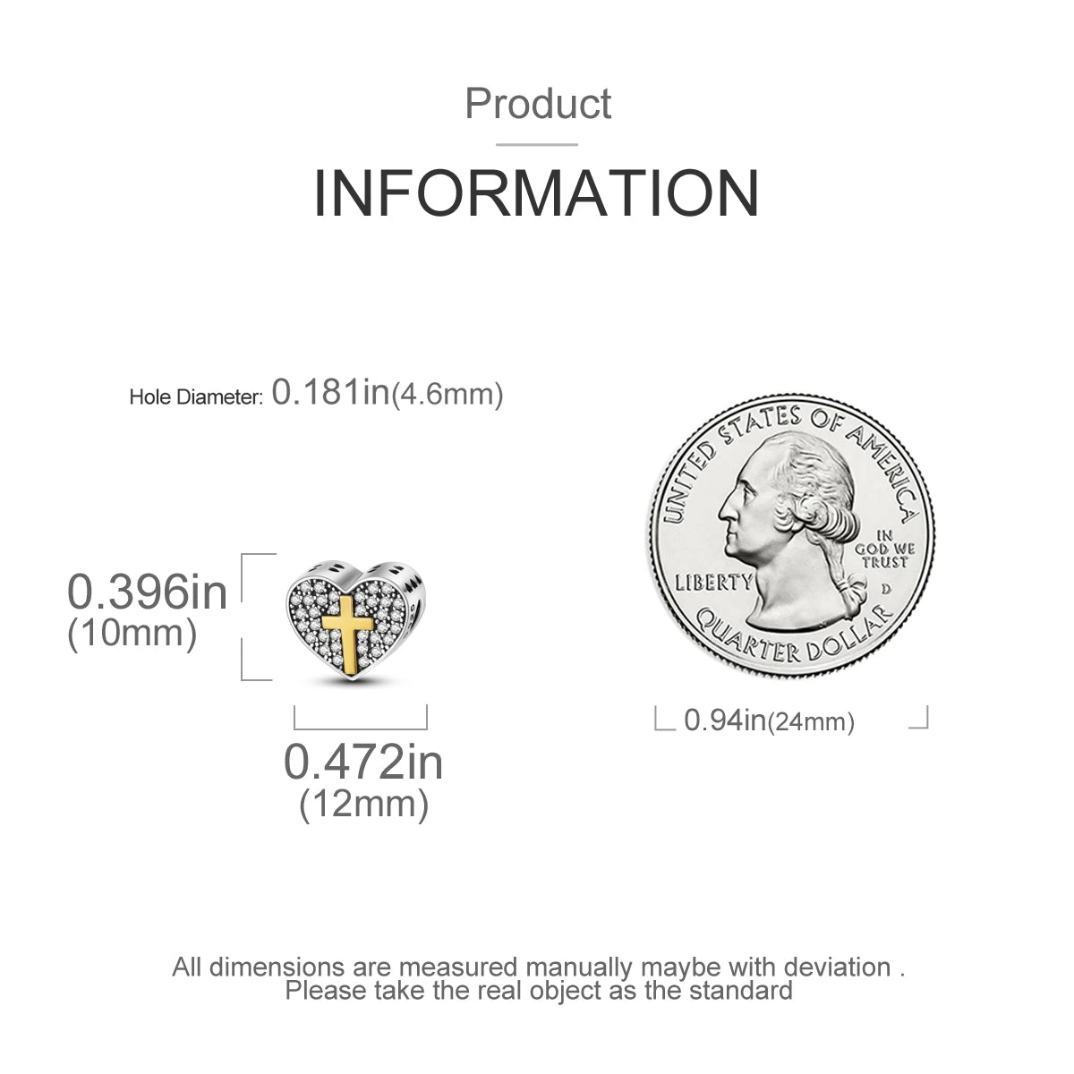 925 Sterling Silver Love shaped Religious Symbolism Series Charms Beads Fit Original Bracelets S925 DIY Jewelry Gifts