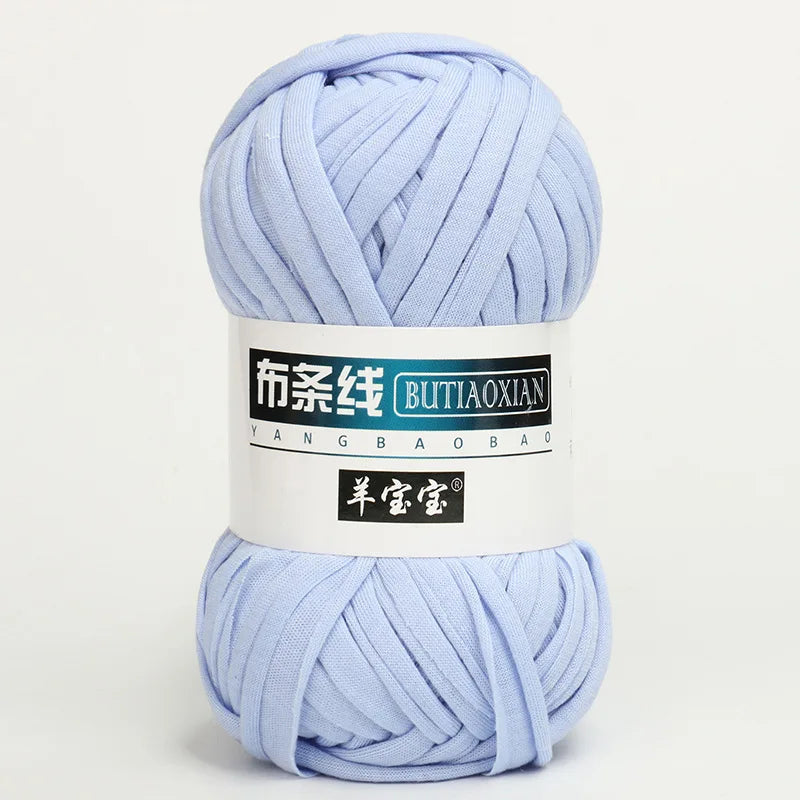 1Pc 100g T Shirt Thick Soft Cloth Yarn for Hand Knitting Crochet Woven Handbag Blanket Thick threads DIY mat slipper basket line