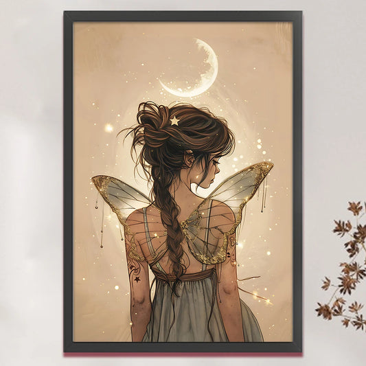 Full Embroidery Eco-cotton Thread 11CT Printed Girl Cross Stitch Kit Art