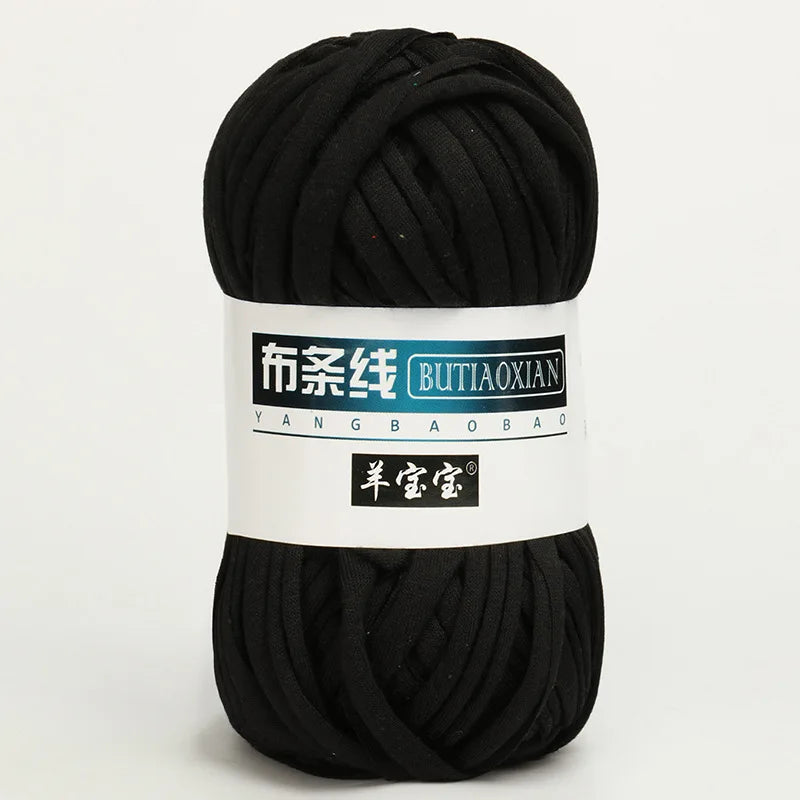 1Pc 100g T Shirt Thick Soft Cloth Yarn for Hand Knitting Crochet Woven Handbag Blanket Thick threads DIY mat slipper basket line