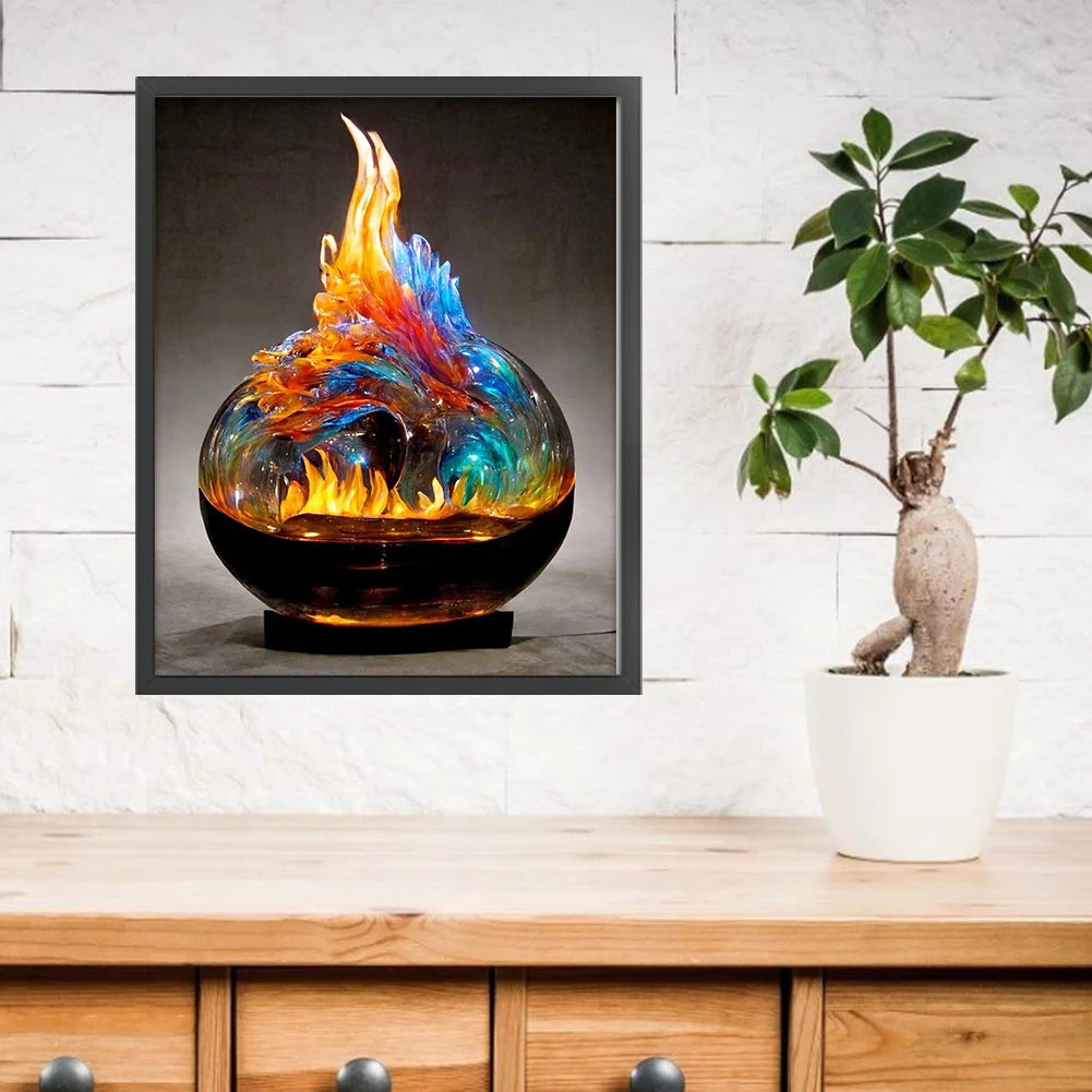 Still Life Printed Cross Stitch Kit DIY 11CT Thread Art Needlework Home Decor