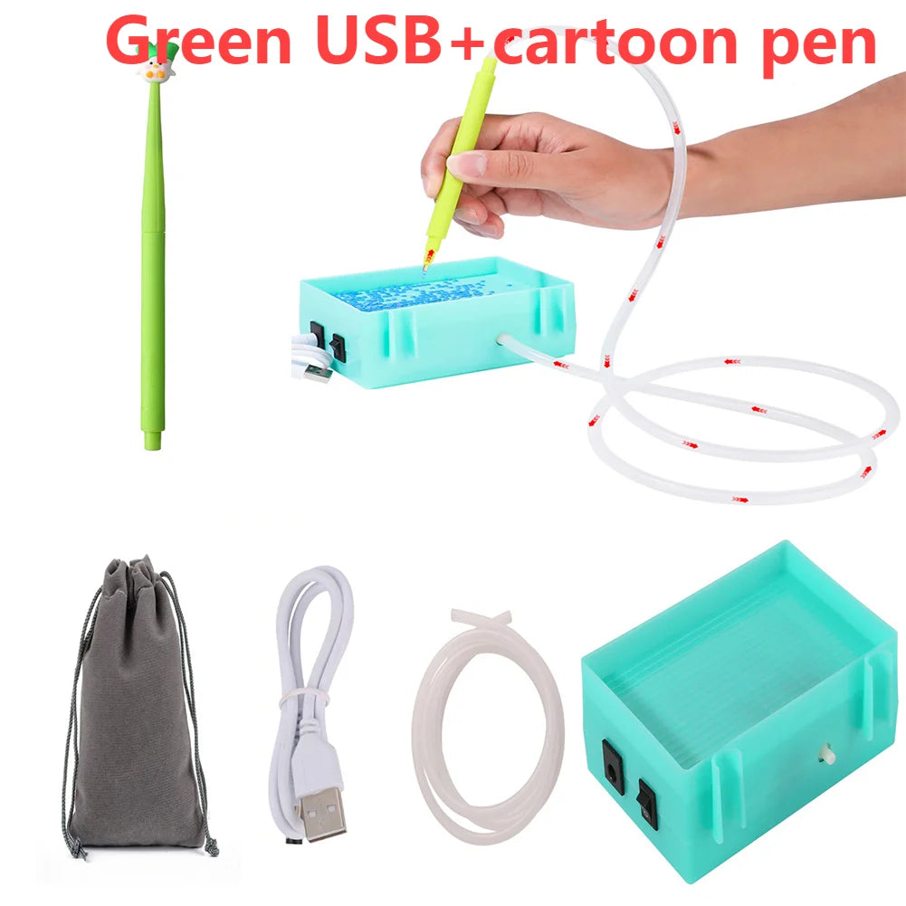 Diamond Painting Pen Kit Portable Electric Diamond Painting Tool USB Powered Diamond Painting Suction Device Vacuum for Diamond