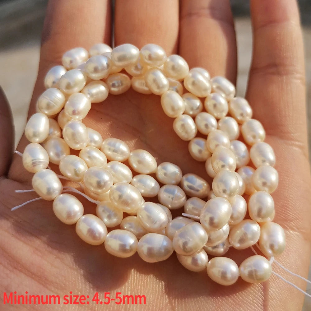 Natural Freshwater Pearls Beads High Quality Irregular Potato Shape Punch Pearls Beads For Jewelry Making DIY Necklace Bracelet