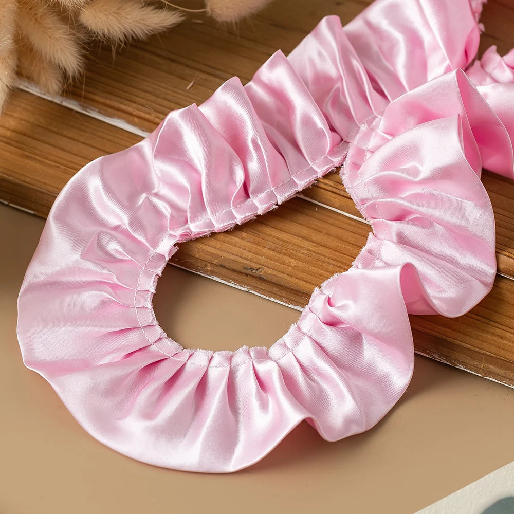 2meters Pink Lace Ribbons Trim For Party Dress Decor Fabric DIY Apparel Sewing Supplies Clothing Collar Cuff Needlework Crafts