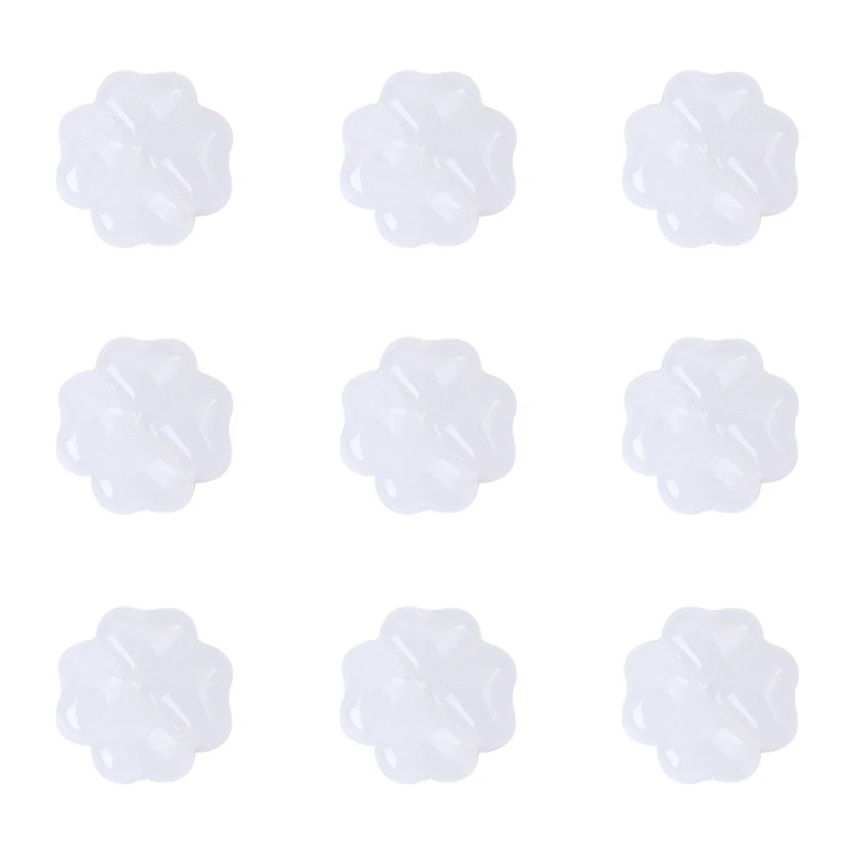 About20Pcs Glass Four Leaf Flower Beads Scattered Beads Handmade DIY Making Couple Bracelets, Necklaces, Earrings, Jewelry Acces