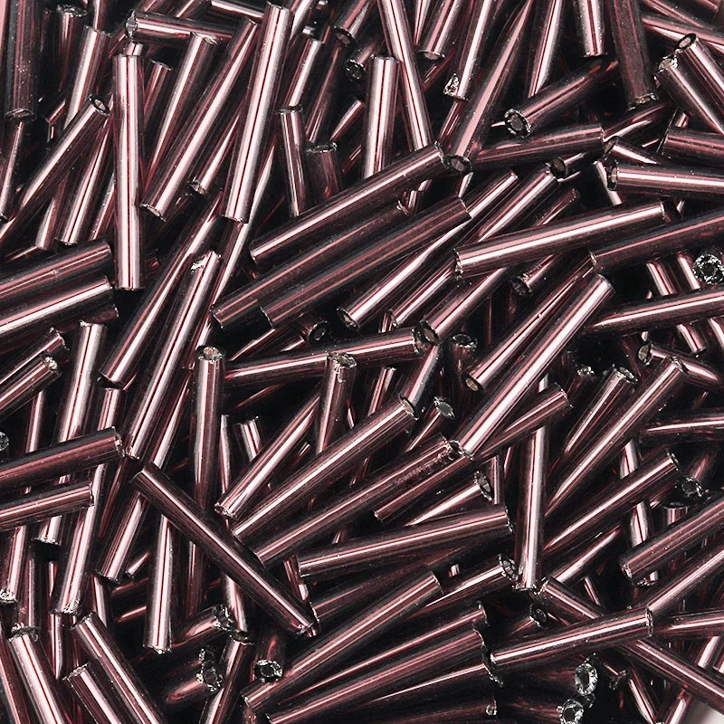 120/600pcs 2x12mm Charm Czech Glass Beads Cylindrical Tube Bugle Spacer Beads For Craft Making DIY Earring Necklace