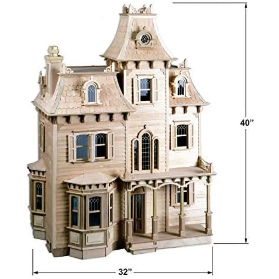 Dollhouse Kit Beacon Hill, 40x32x17 Inch