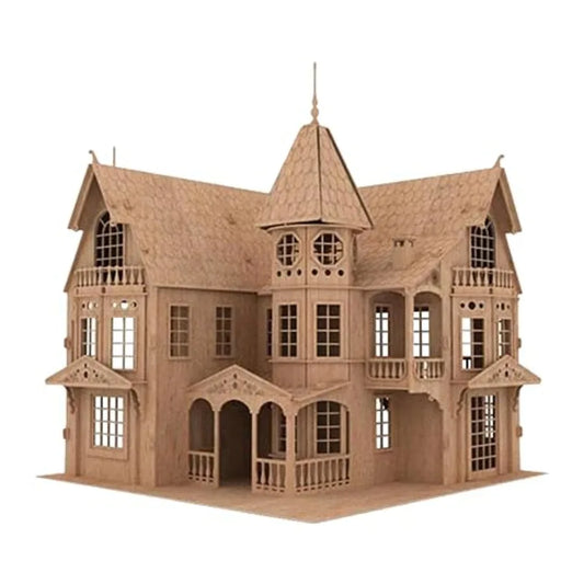 Fantasy Mansion – Easy-to-Assemble – Fun & Educational Original 3D Puzzle Wooden Doll House