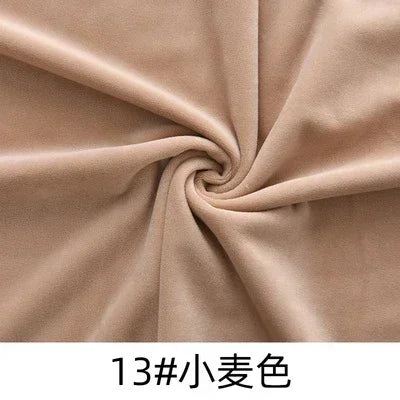 50x50cm/150x50cm 1mm Cotton Doll Skin Fabric 1mm Crystal Super Soft Plush Flesh Pad Short Hairy Dense Pillow Handmade DIY Fabric