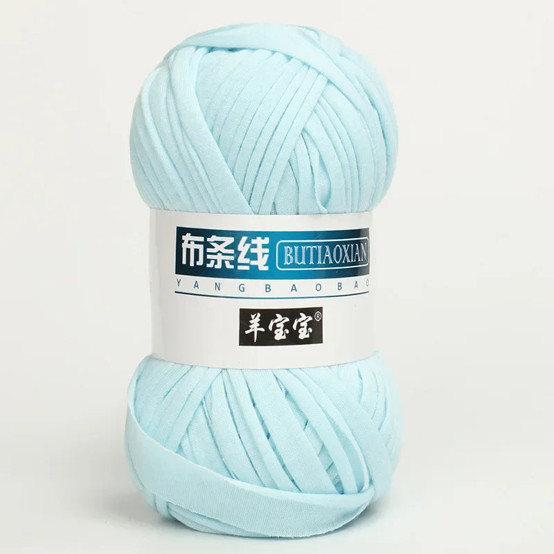 1Pc 100g T Shirt Thick Soft Cloth Yarn for Hand Knitting Crochet Woven Handbag Blanket Thick threads DIY mat slipper basket line