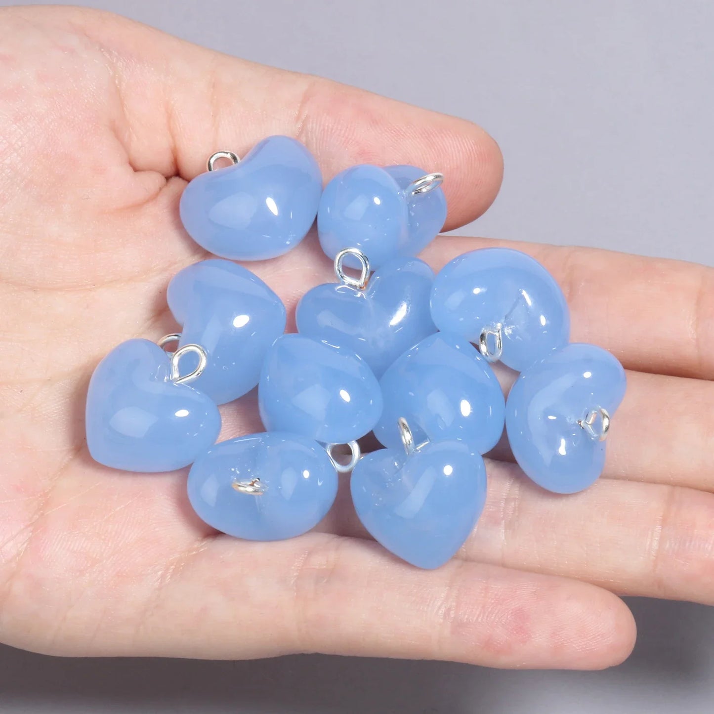 Colorful Star Charms Resin Candy Color Pendants Keychain Handmade Necklace Bracelet Jewelry Making DIY Craft Accessories 10pcs