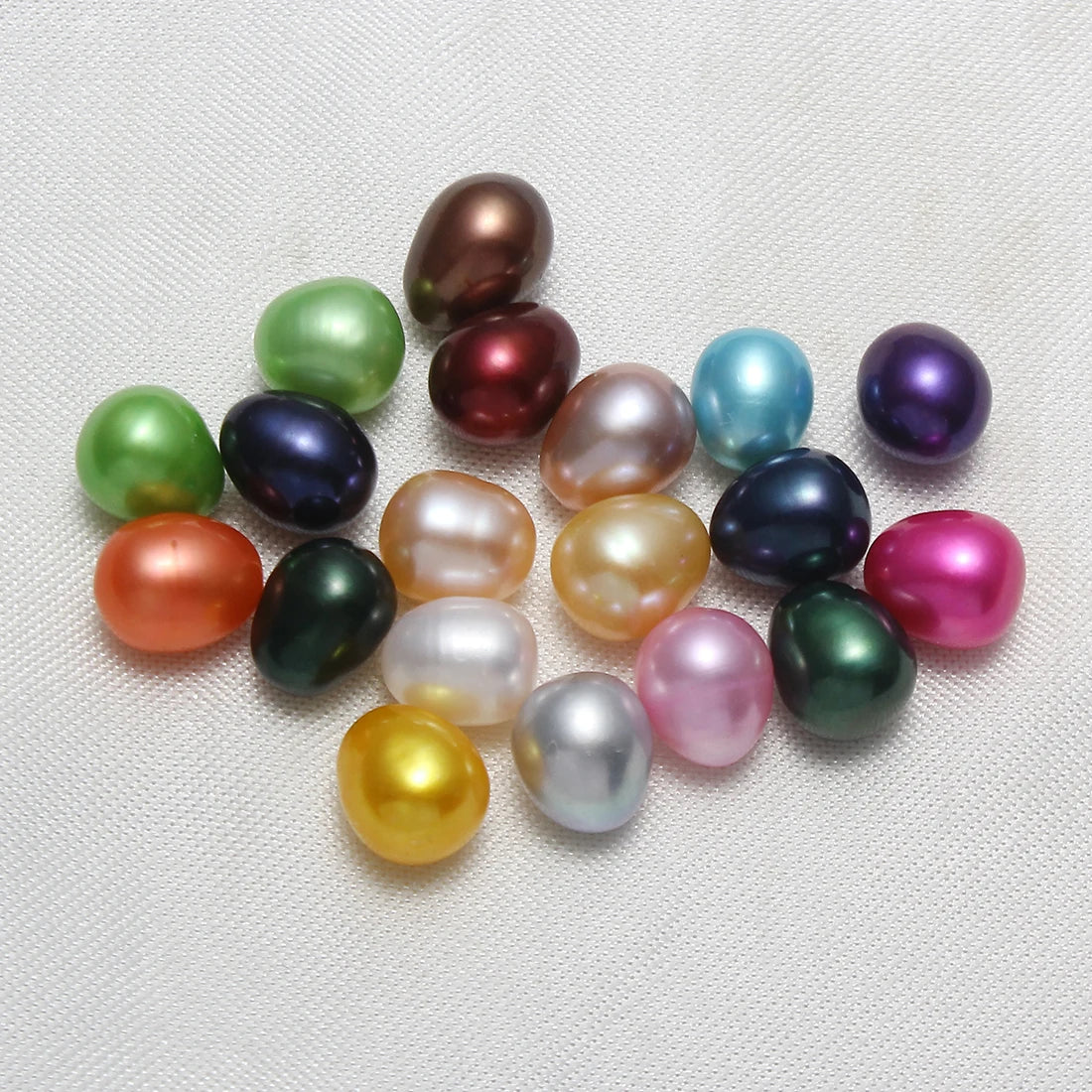 50PCs/Lot Oyster Wish Pearl Kit Freshwater Pearl Rice mixed colors 7-8mm Freshwater Pearl Beads Jewelry DIY Accessories Gift