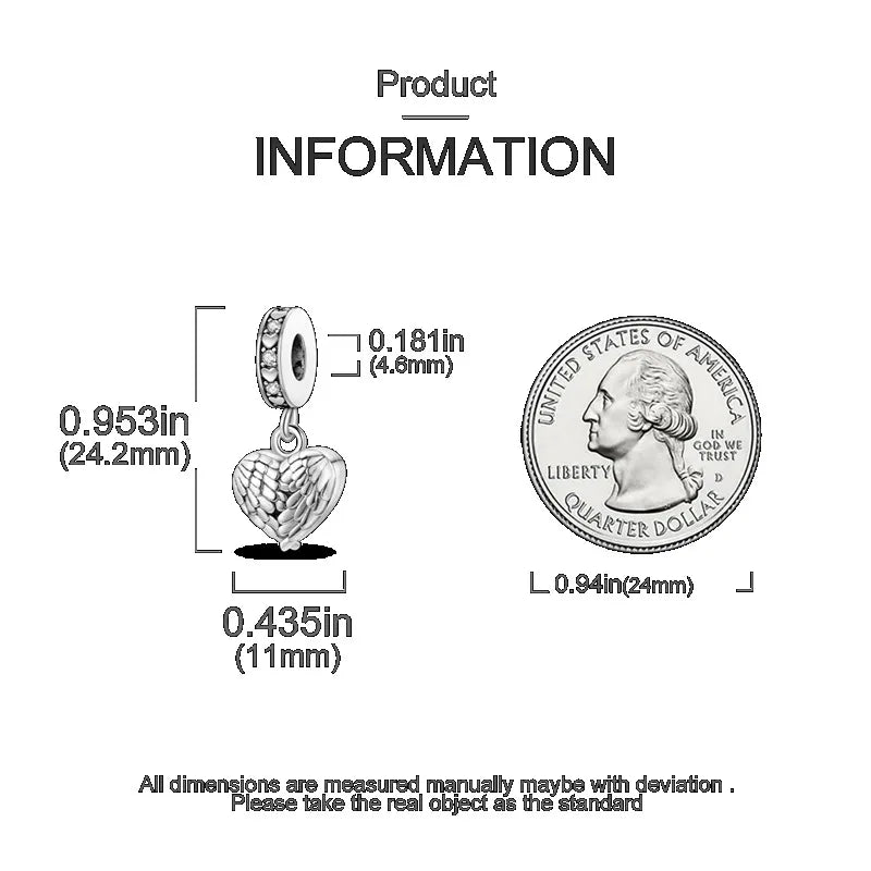 Abalorios de Circonita Cúbica + Atrapasueños Bohemio: Plata de Ley 925 de Amor, Compatible con Pulsera Original