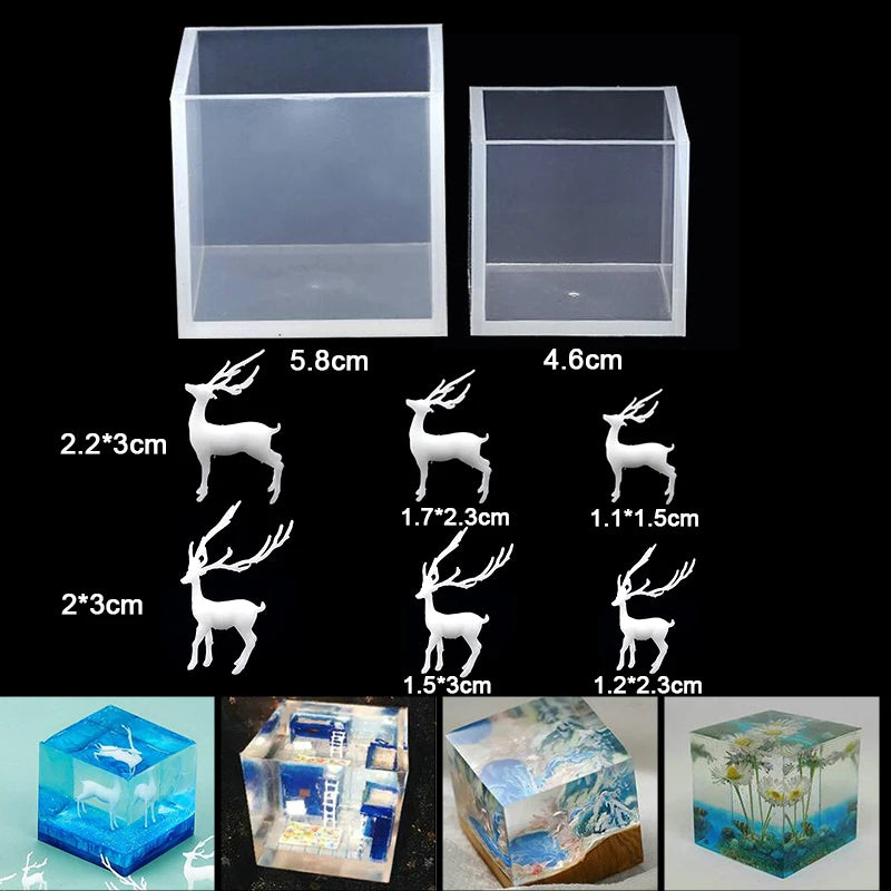 16 Styles Epoxy Casting Molds Set Silicone UV Casting Tools Kits Resin Casting Molds For Jewelry Making DIY Earring Findings