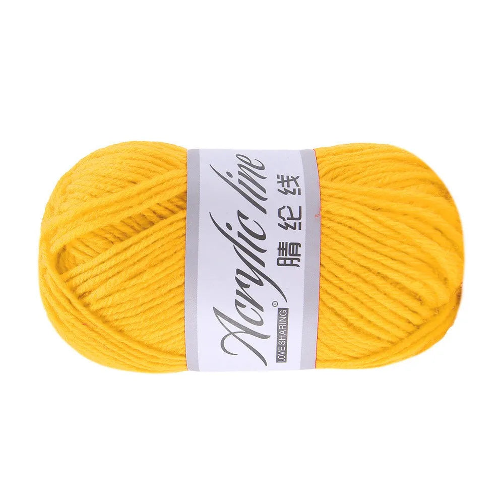 50g/Ball Acrylic Wool Yarn Soft Thread Handmade DIY Knitting Doll Baby Sweater Hat Knitted Kids AdultScarf Blanket Warm