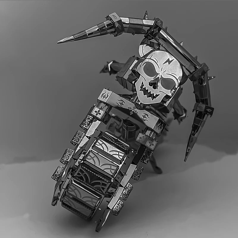 Ghost Rider 3D Metal Puzzle DIY Model Building Kit Adult Toys Birthday Gift
