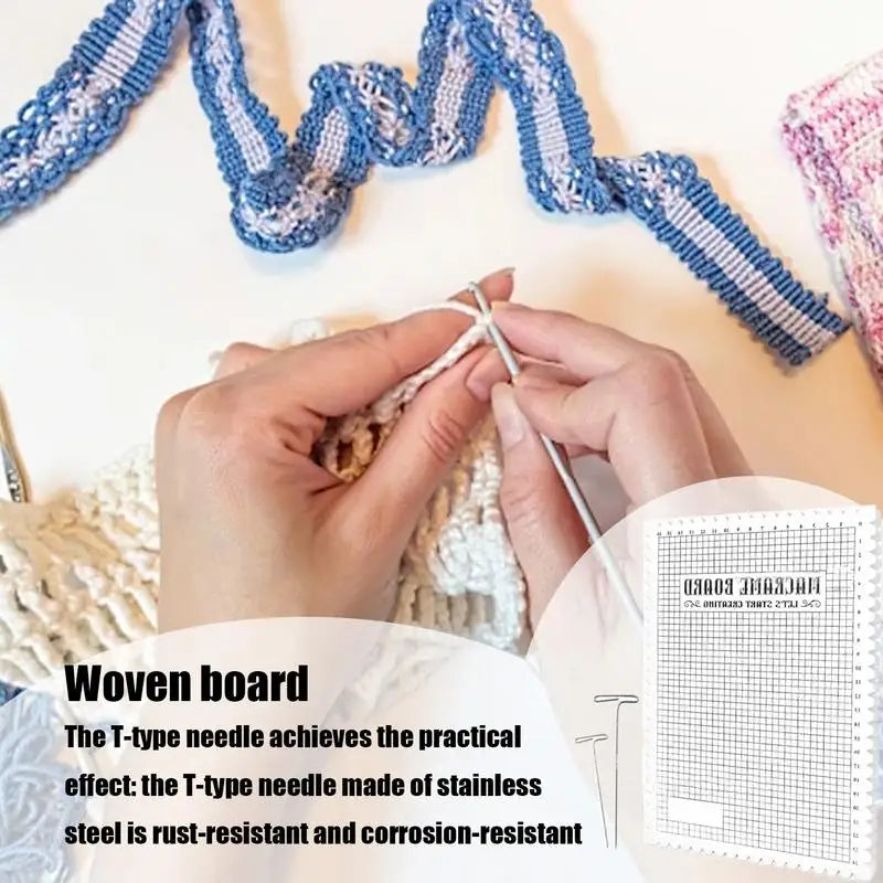 Macrame Board And Pins Kit Macrame Project Board Macrame Board With T Pins Macrame Supplies Macrame Tools For gifts