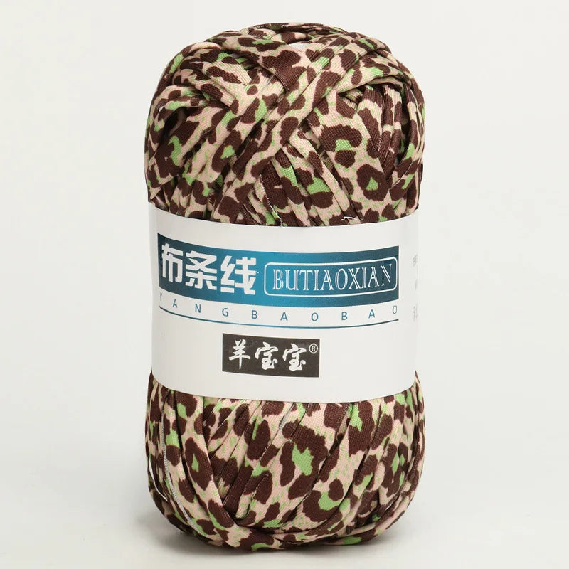 100g/pc Crocheting T Shirt Thick Soft Cloth Yarn for Hand Knitting Crochet Line Woven Handbag Blanket Thick Yarn Flat thread