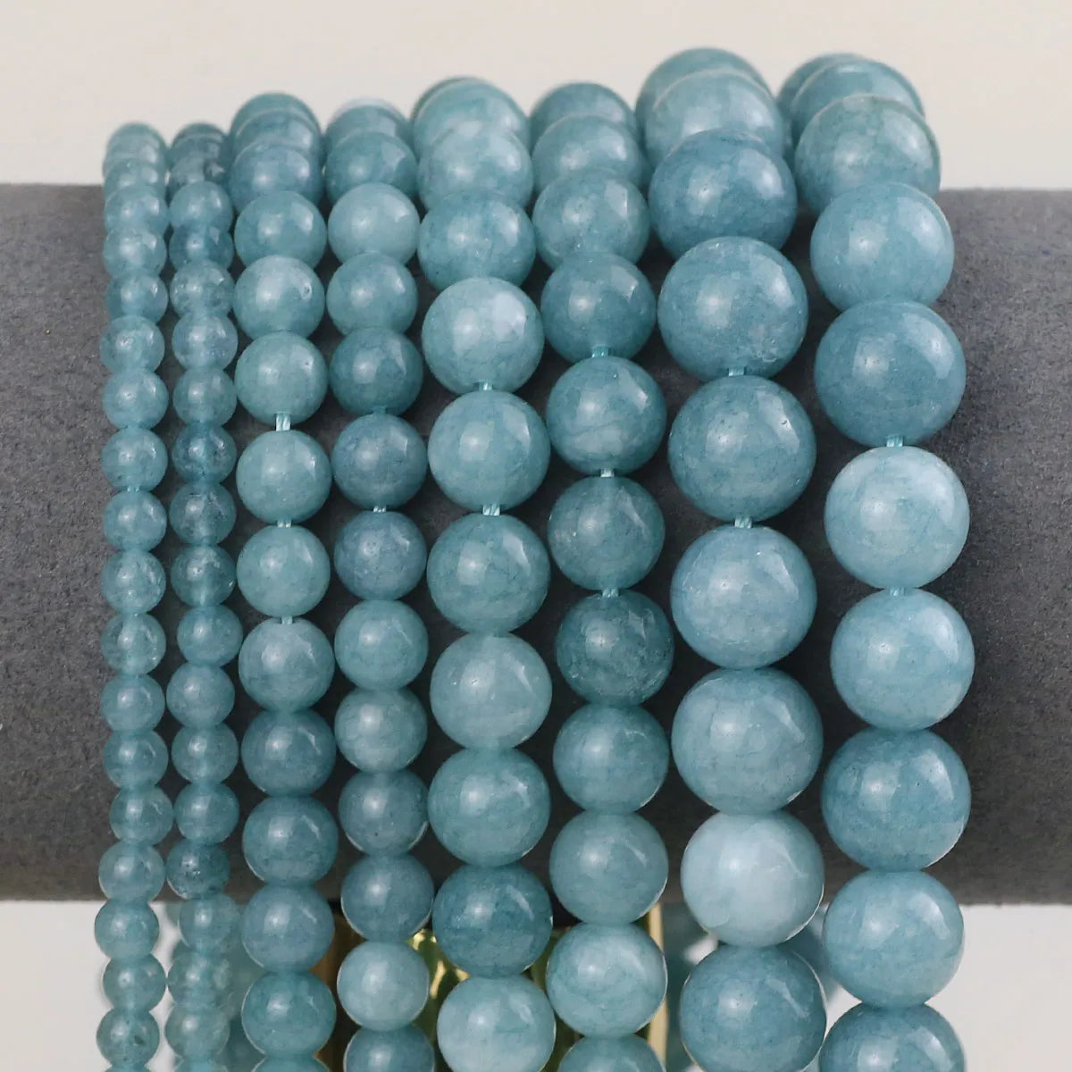 Natural Stone Beads 4 6 8 10 12mm Tiger Eye Amazonite Turquoises Agates Lava Round Spacer Beads For Jewelry Making DIY Bracelets