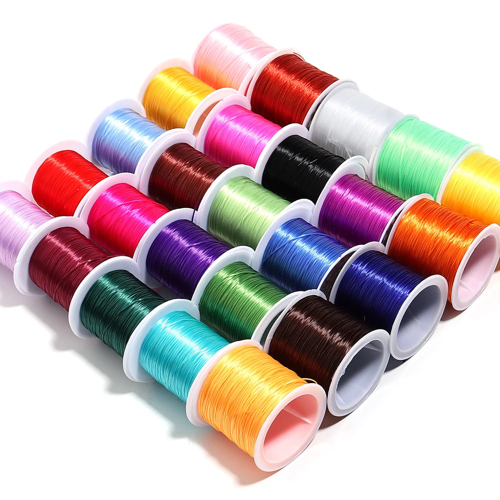 10M-40M/Roll Strong Elastic Crystal Beading Cord For Jewelry Making Stretch Thread String Bracelet Wires Cords Line Finding