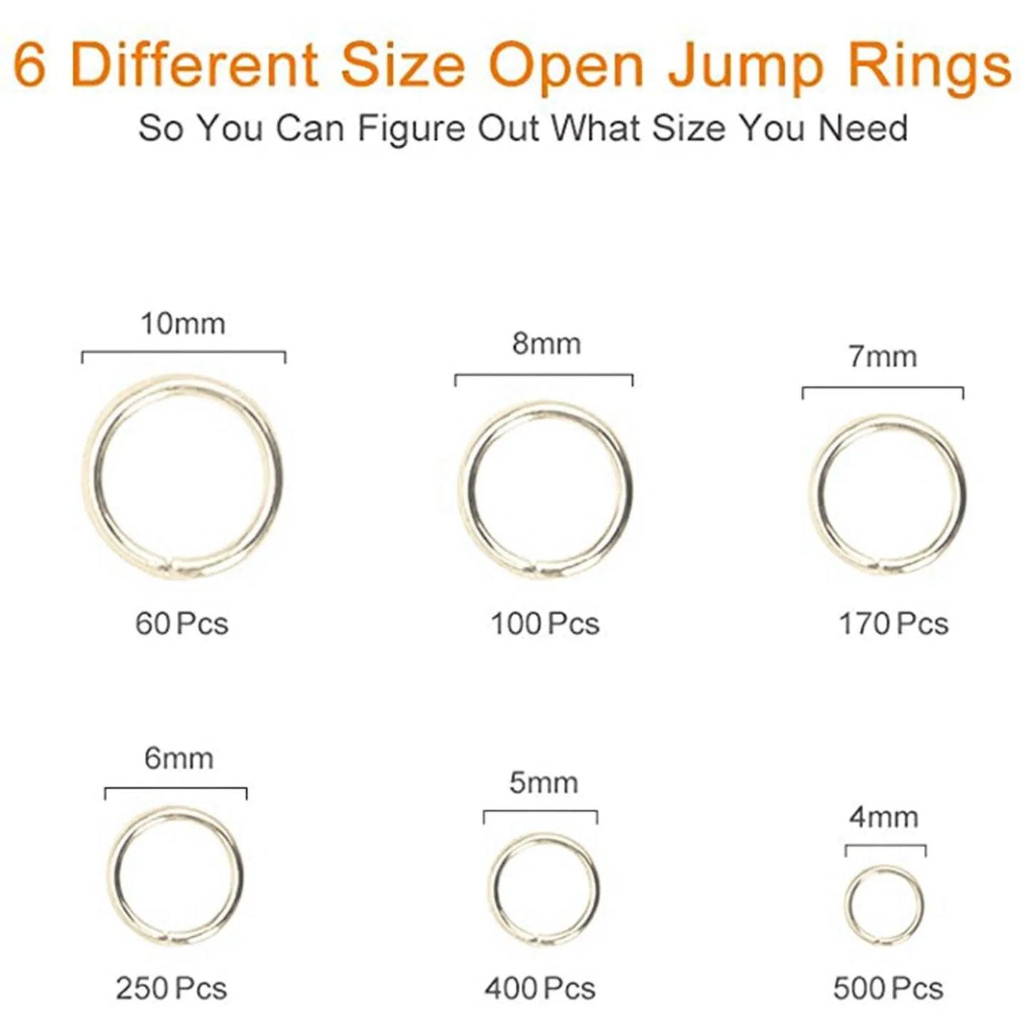 Alloy Accessories Jewelry Findings Set Repair Tools Lobster Clasp Open Jump Rings Earring Hooks for DIY Jewelry Making Supplies