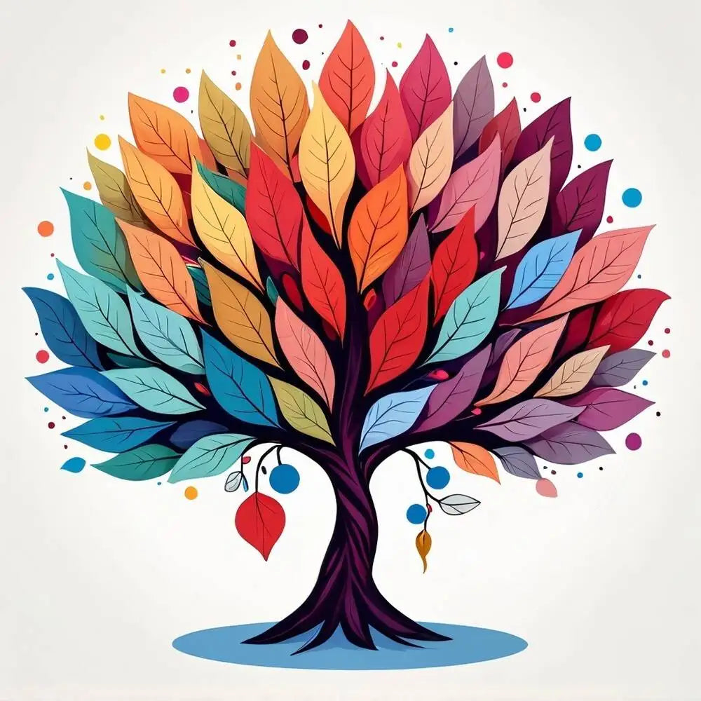 Beads Embroidery Tree DIY Cross Stitch Set Beaded 11CT Printed Canvas Kit For Beginners Crafts And Art Supplies Decor For Home