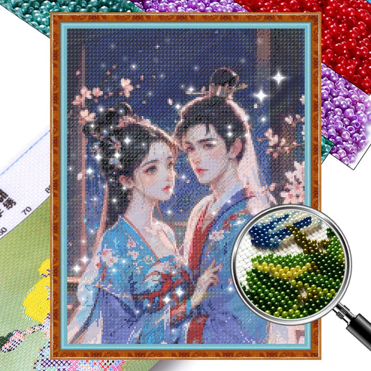 Full Embroidery Beaded Figure 9CT DIY Beadwork Kit for Living Room Bedroom Decor