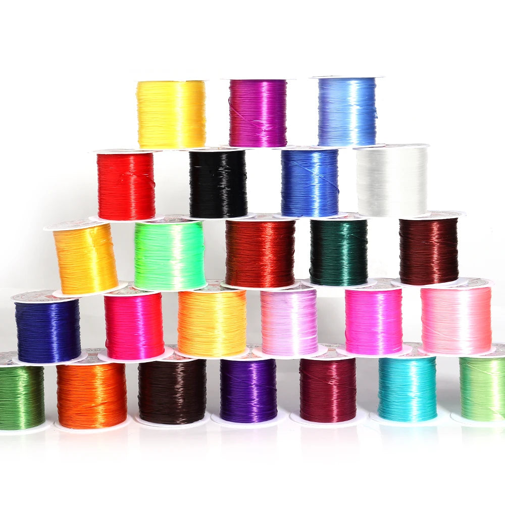 10M-40M/Roll Strong Elastic Crystal Beading Cord For Jewelry Making Stretch Thread String Bracelet Wires Cords Line Finding