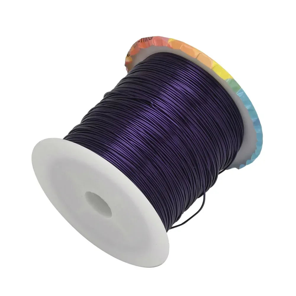 Solid Colorfast Copper Wire Tarnish-Resistant Beading Wire DIY Craft Jewelry Making Accessories 18 to 32 Gauge ( 32Ga/1969 ft )