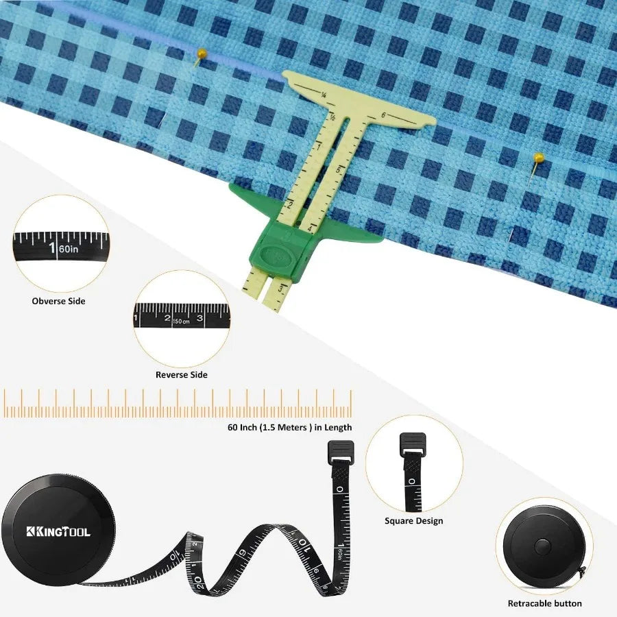 78 Pcs Rotary Cutter Set for Crafting Quilting and Sewing - Includes 45mm Cutter Kit with A3 Cutting Mat Fabric Scissors 3 Repl