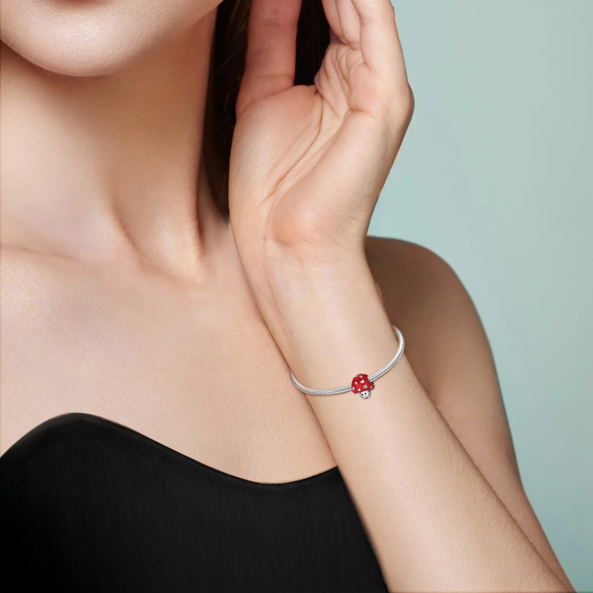 925 Sterling Silver Mushroom Plant Series Charms Beads Fit Original Bracelets S925 DIY Jewelry Fine Gifts Accessories