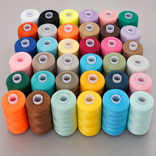 Sewing Thread 36 Polyester Thread for Sewing Machine,Hand Stitching, Quilting Set of 1000 yds Per Spool All Purpose