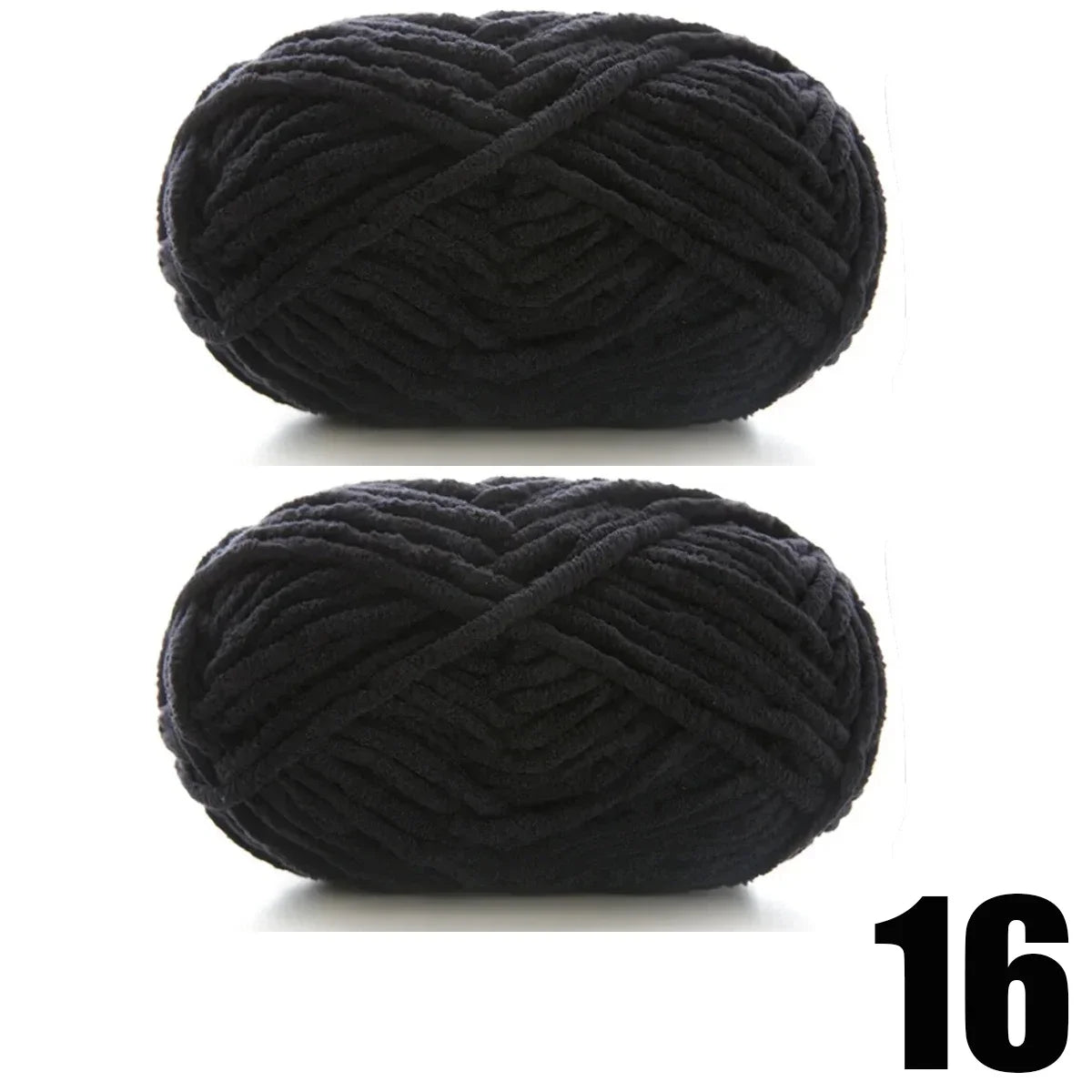 2pcsX50g Thick Velvet Yarn Handmade DIY Knitting Yarn Wool Line Scarf Hat Soft Chenille Yarn Knit Wol