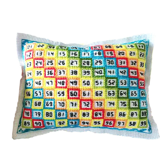 Cross Stitch Embroidery Needle Insert Bag DIY Sewing Knitting Threads Pin Pouch Handmade Art Printed Colorful Craft Tool Kit